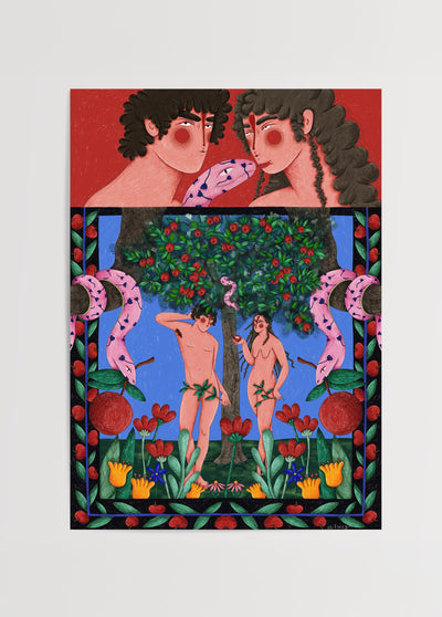 Adam and Eve Poster Print