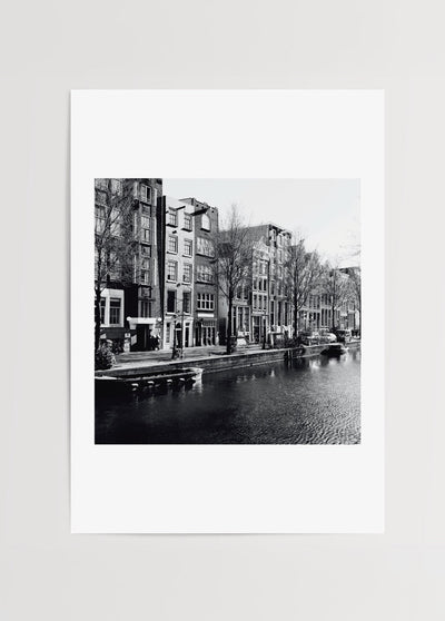 Amsterdam Canal Houses Photographic Poster Print