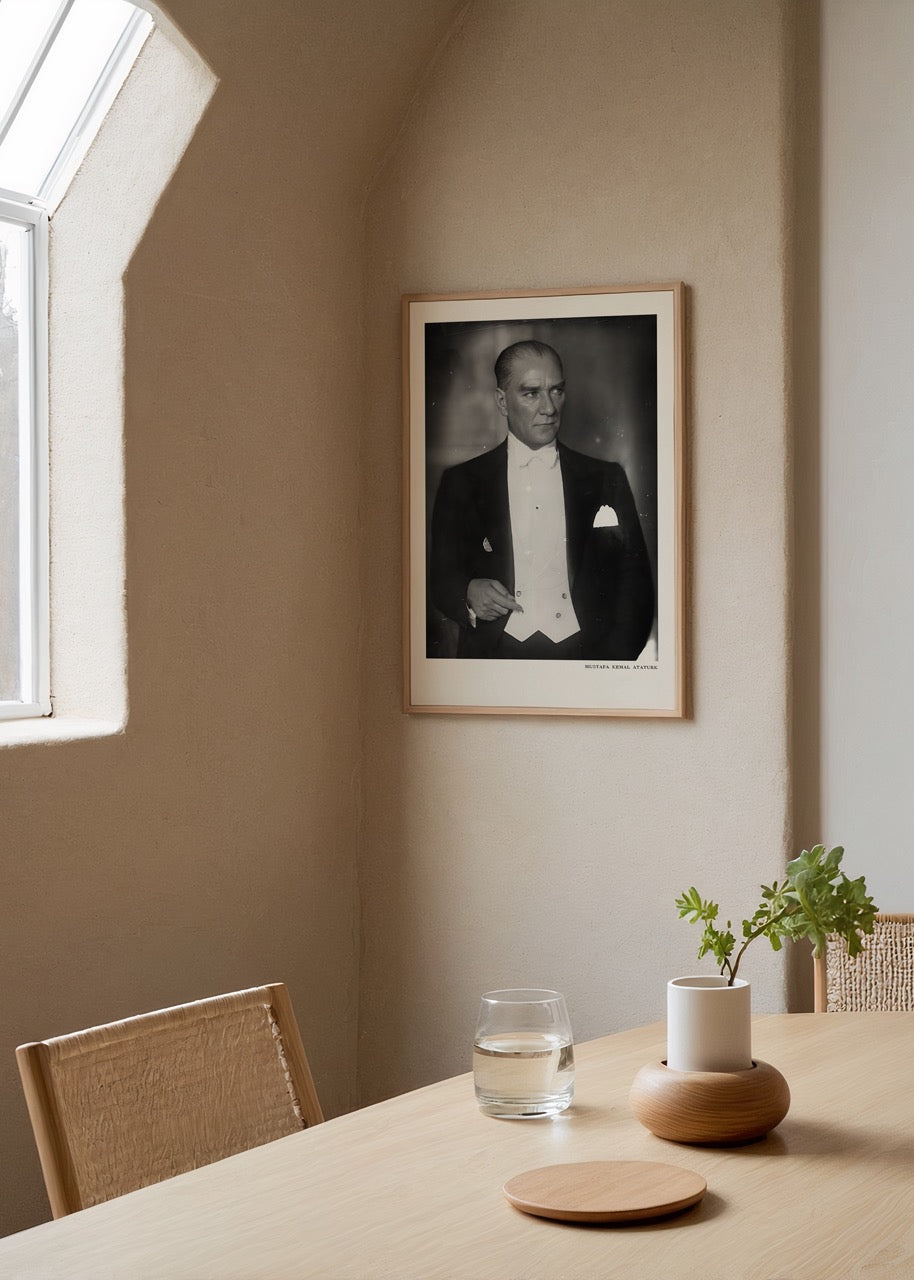 Timeless elegance framed portrait art print for sophisticated decor.