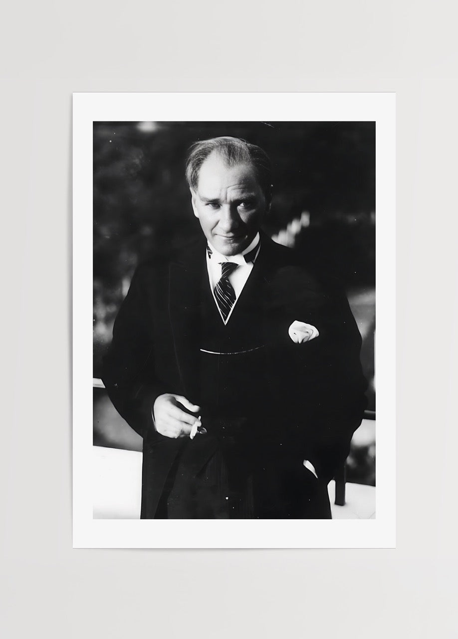 A black and white portrait art piece showcasing timeless elegance, perfect for stylish interior decor.