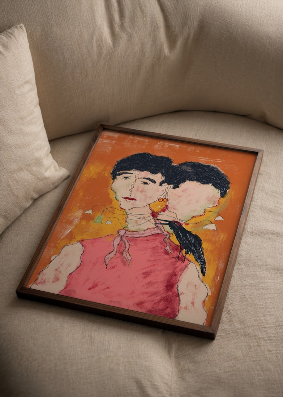 A vibrant artwork titled &