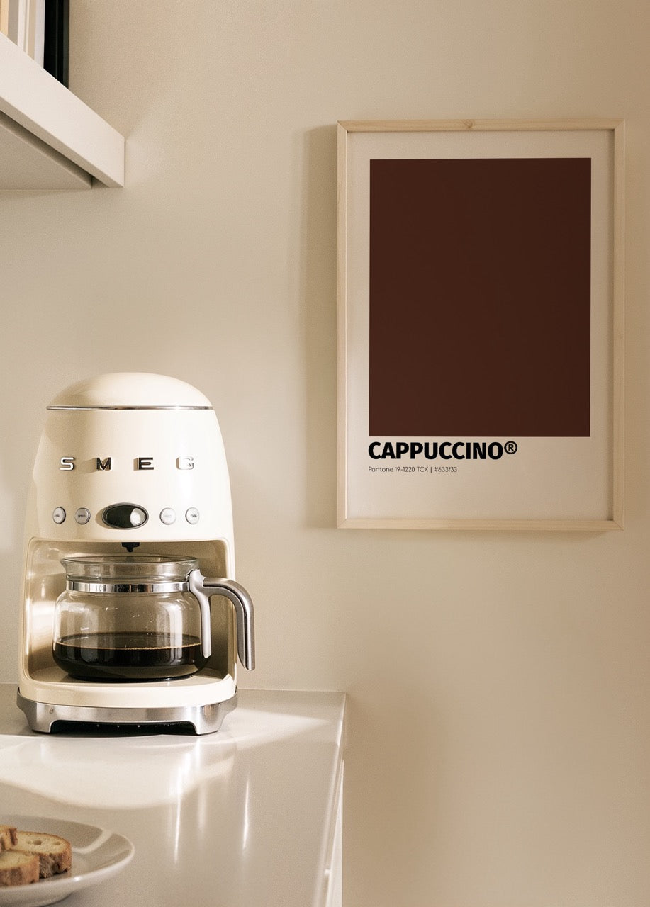 Cappuccino Harmony Wall Art in rich brown tones