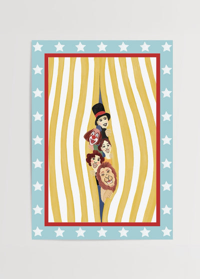 Circus Friends Poster Print