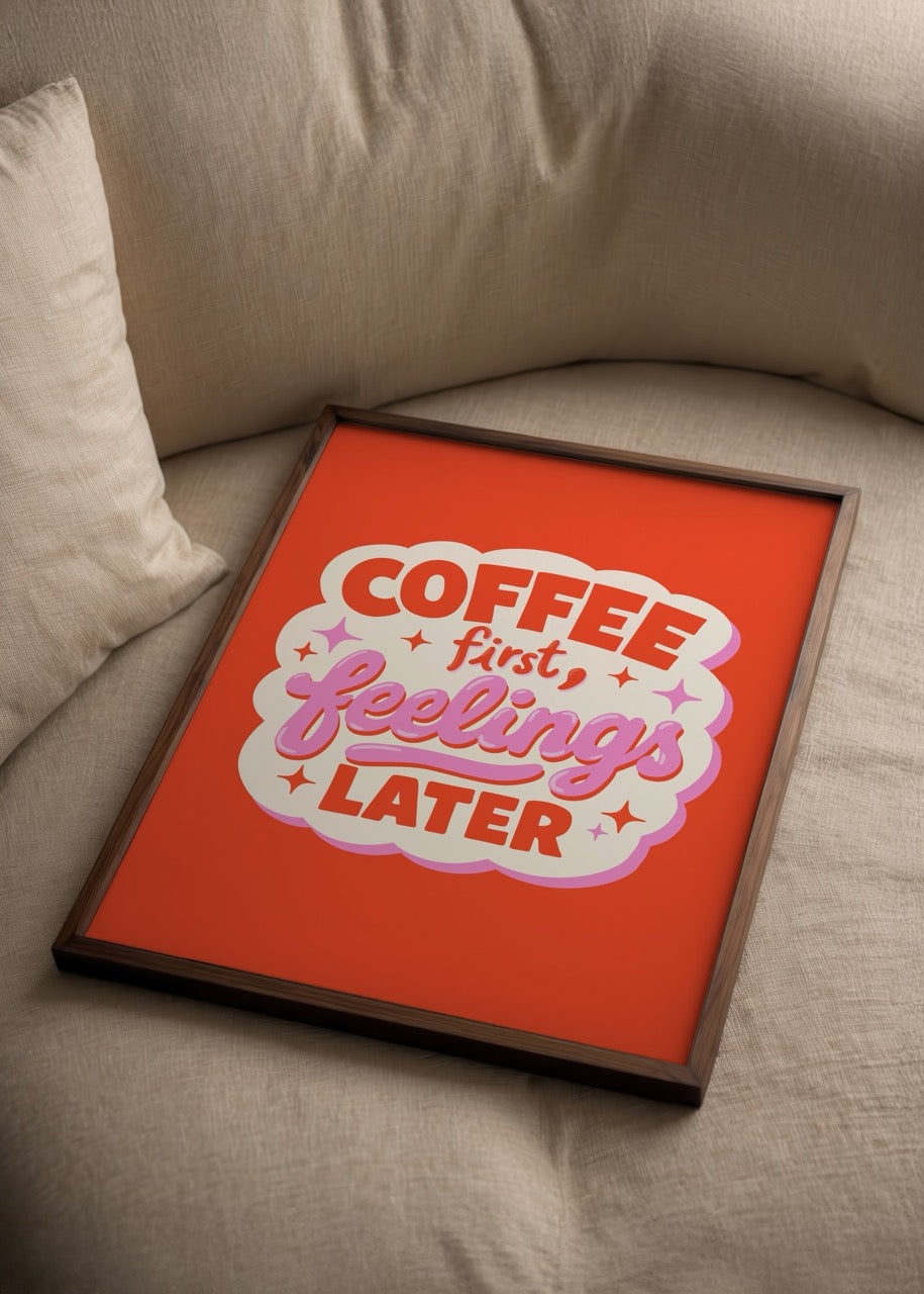 Vibrant poster featuring the text &