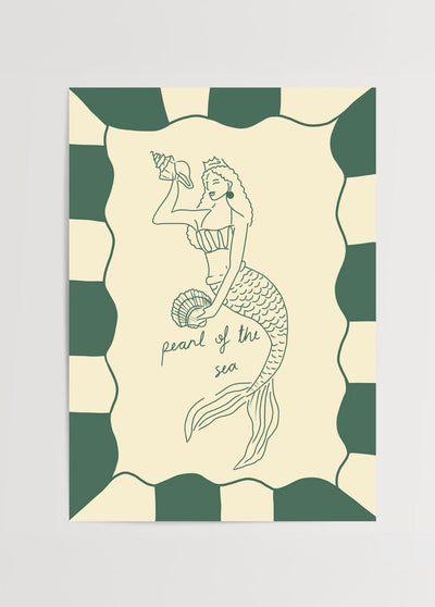 Pearl of the Sea Poster Print