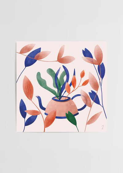 Flower Pot Poster Print