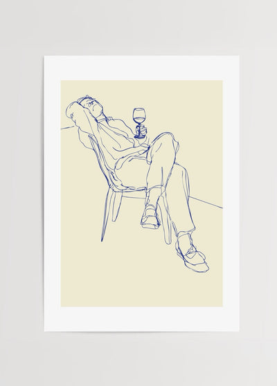 Glass of Ease Poster Print