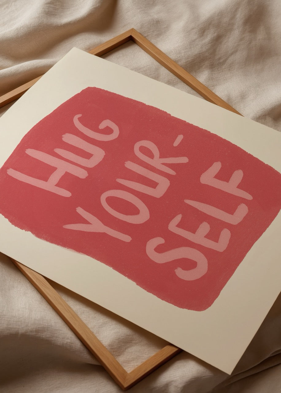 Illustration poster with the text &
