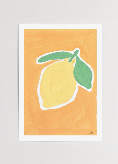 Lemon – Pastel Series Poster Print