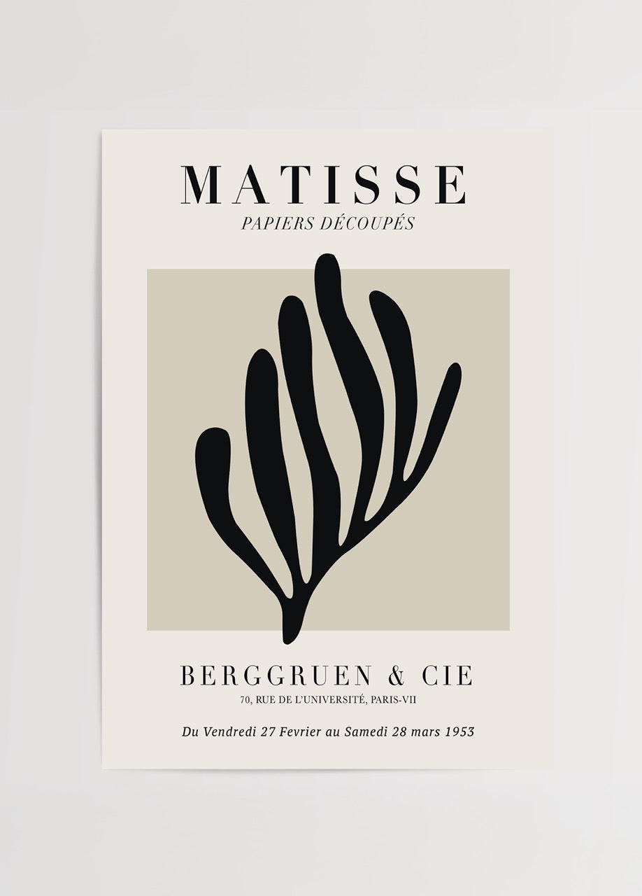 Three contemporary abstract art posters in a stylish frame.