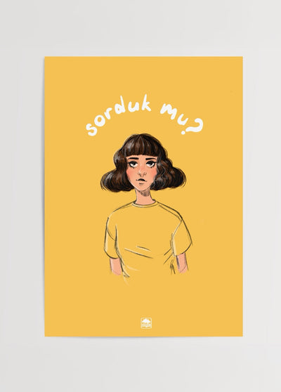 Did We Ask? Poster Print