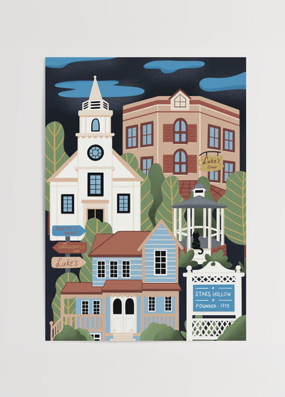 Stars Hollow Poster Print