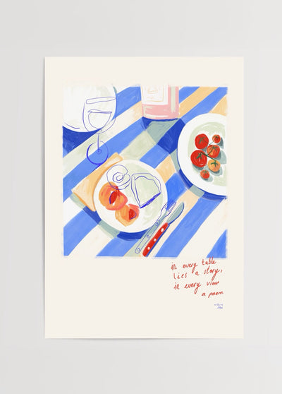 Stories at the Table Poster Print