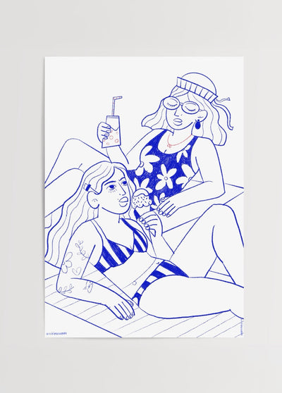 Summer Chill Poster Print