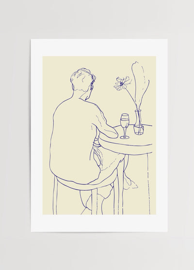 ‘Table for One’ Poster Print