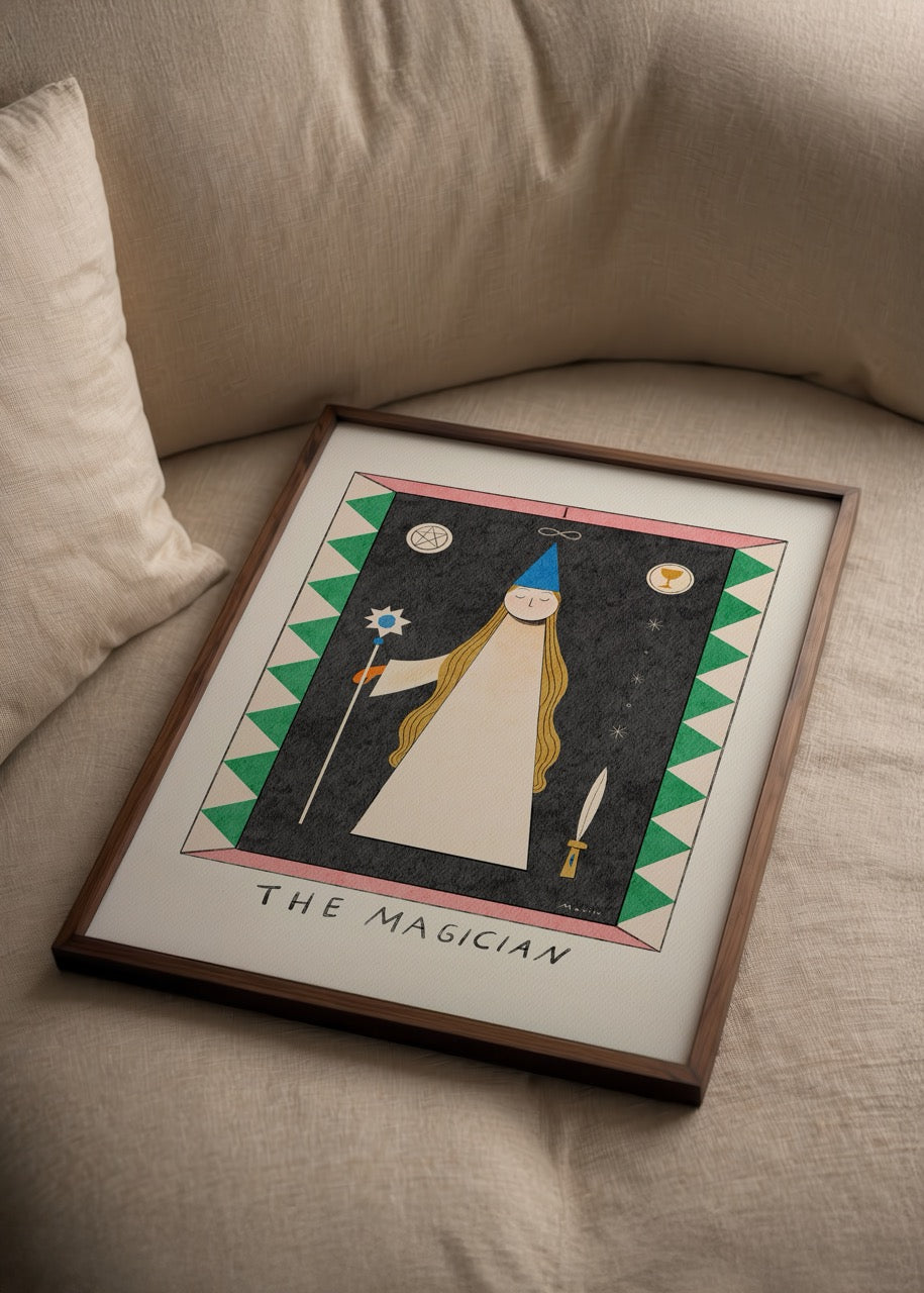 A whimsical poster print titled &