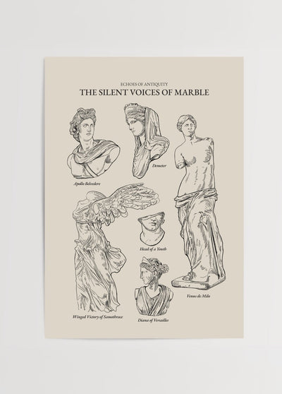 The Silent Voices of Marble: Poster Print
