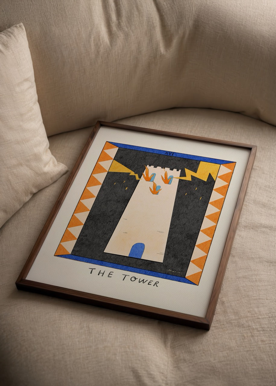 A visually striking poster print titled &