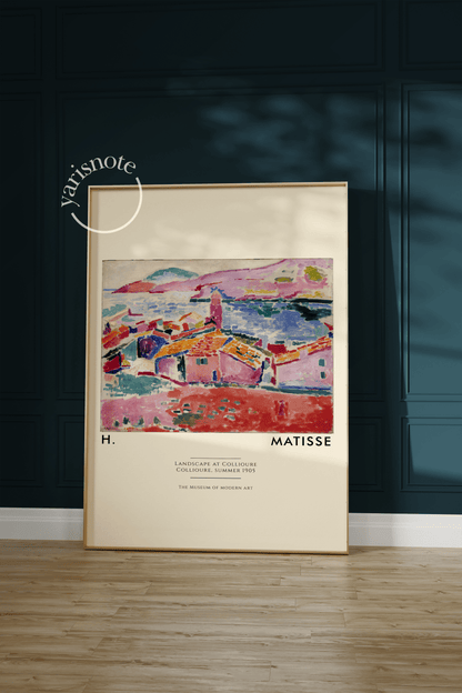 Trio of vibrant wall prints showcasing abstract art in a modern interior setting.