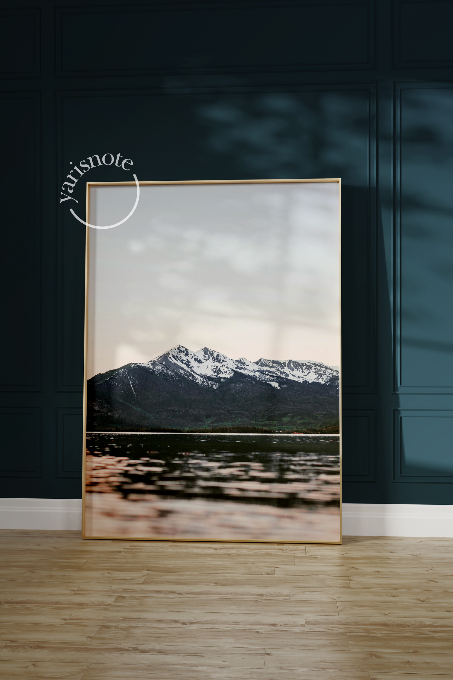 Tranquil Colorado Landscape Triptych showcasing serene mountains and a scenic road