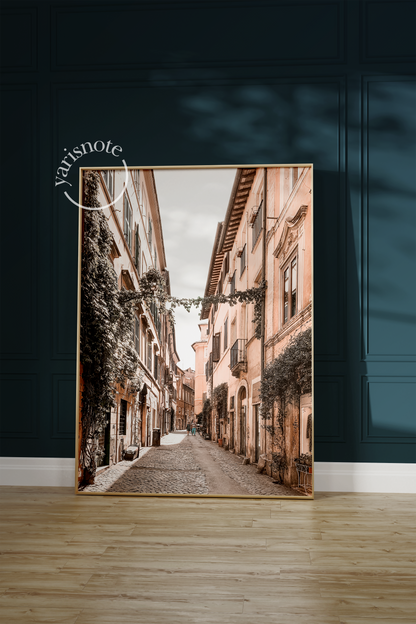 Serene Roma Street Collection showcasing picturesque Italian architecture and urban landscapes.