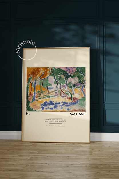 Trio of vibrant wall prints showcasing abstract art in a modern interior setting.