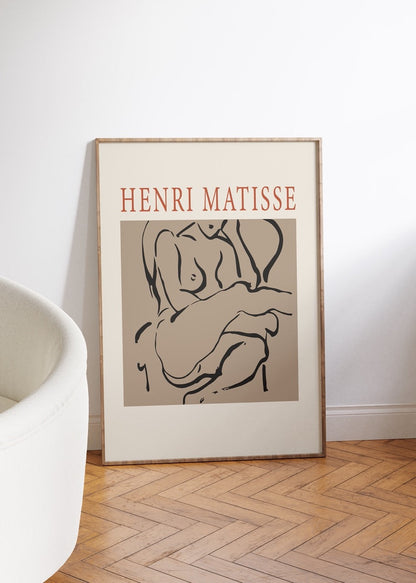 Elegant poster set showcasing minimalist line art and typography for sophisticated interior styling.