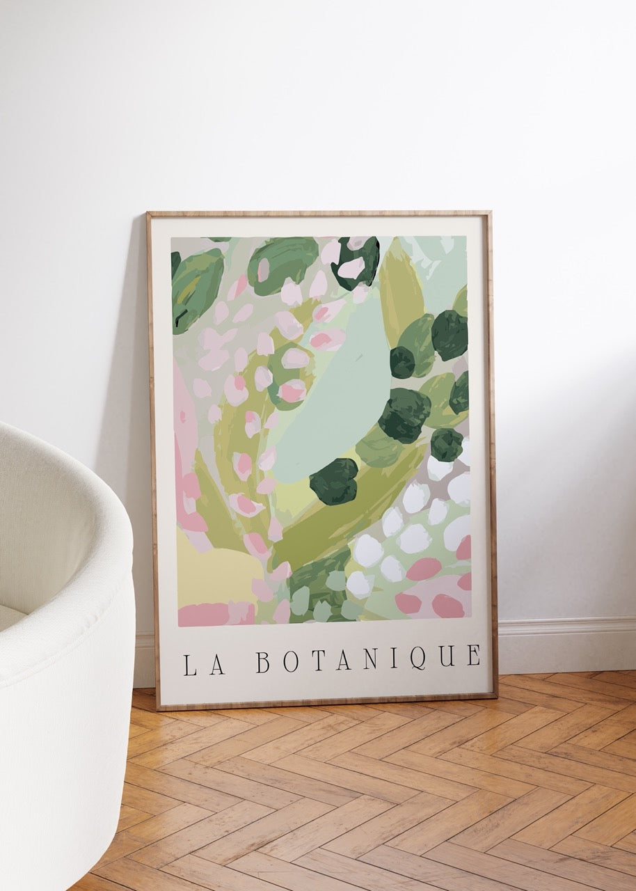 Chic Botanicals Art Set featuring modern floral prints.