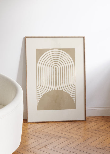 Elegant poster set showcasing minimalist line art and typography for sophisticated interior styling.