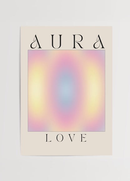 Ethereal Embrace Wall Art featuring soft pastel hues.