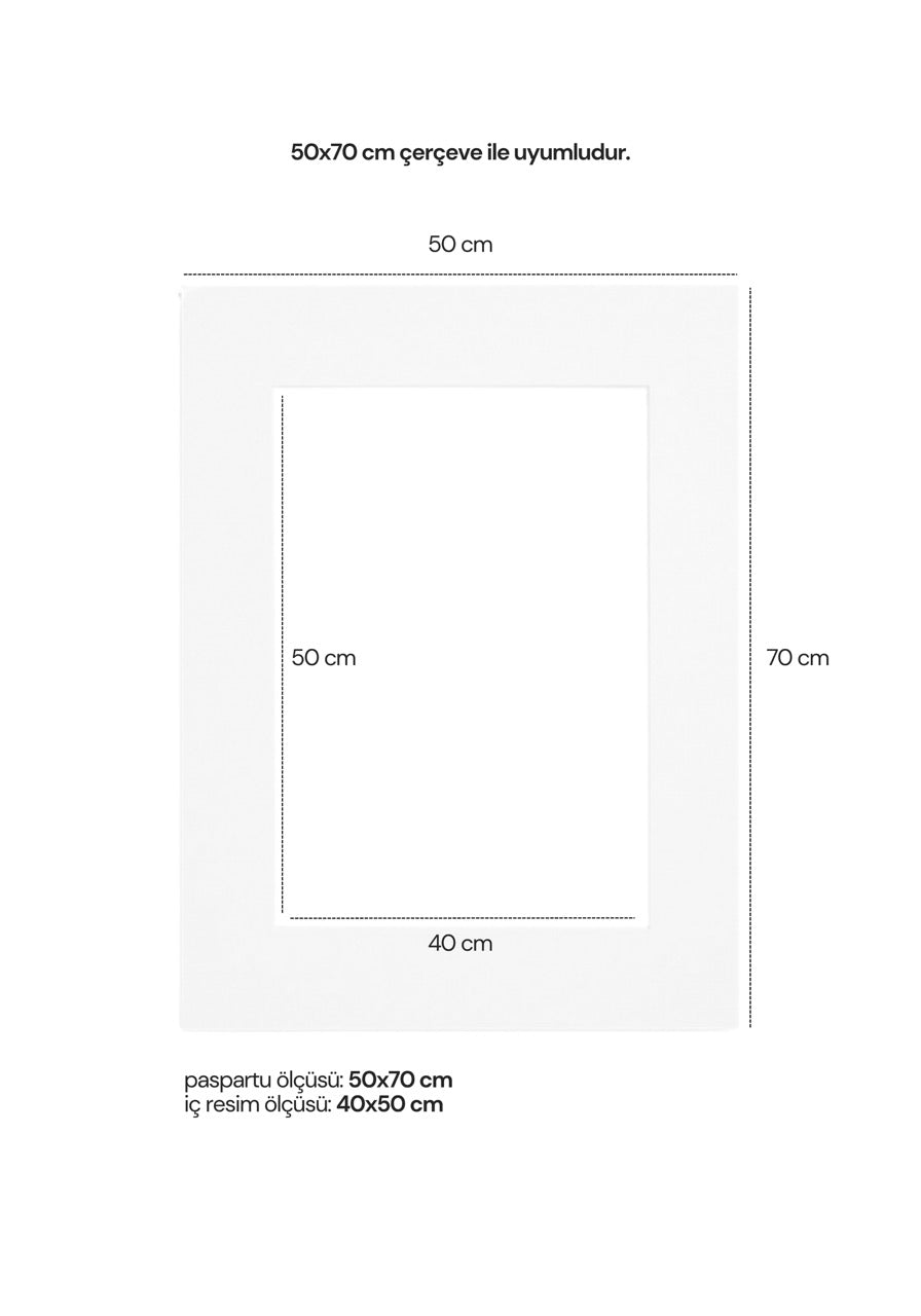 Elegant white mat for framing artwork, enhancing decor.
