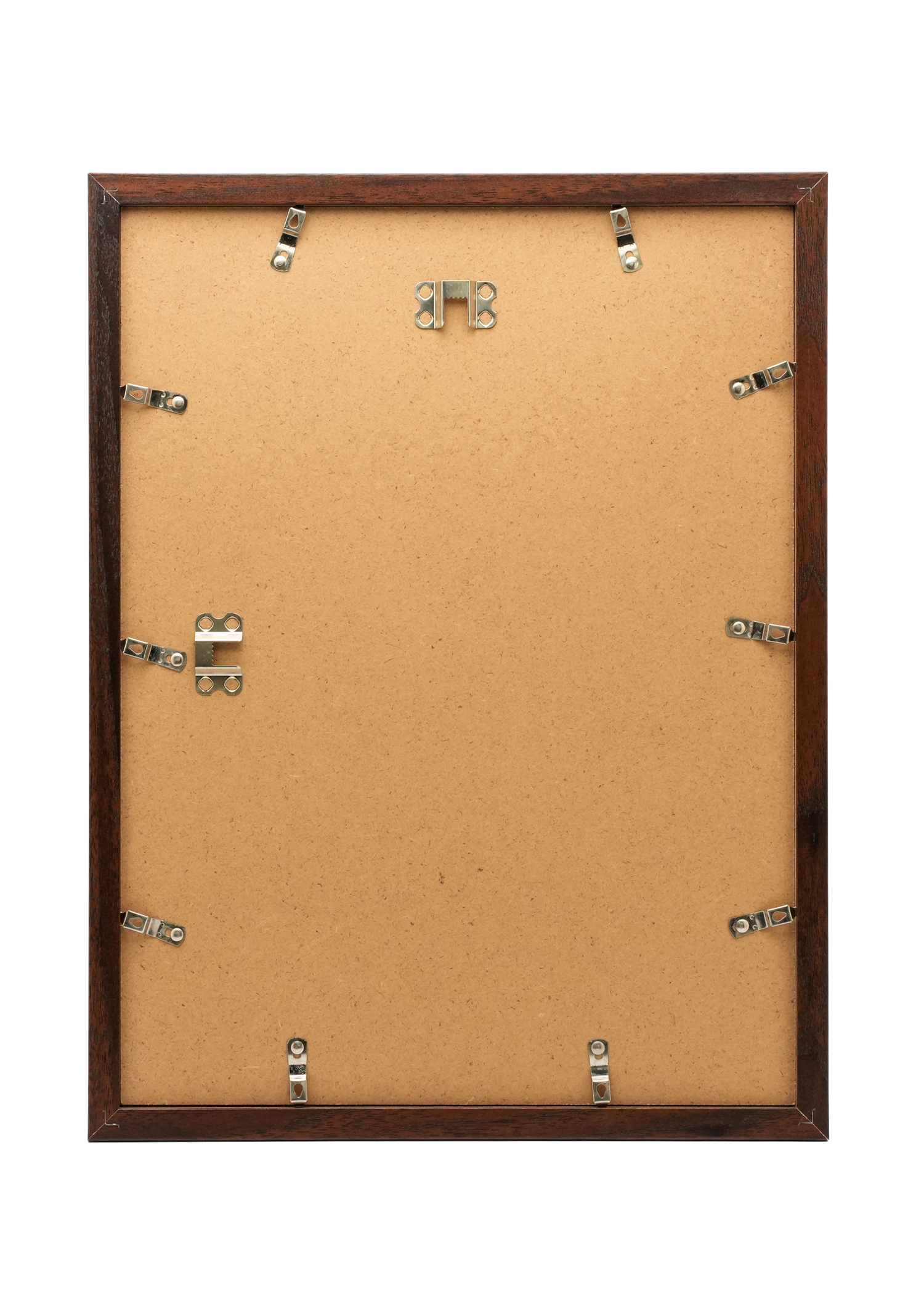 Elegant walnut frame designed to enhance wall art and interior styling.