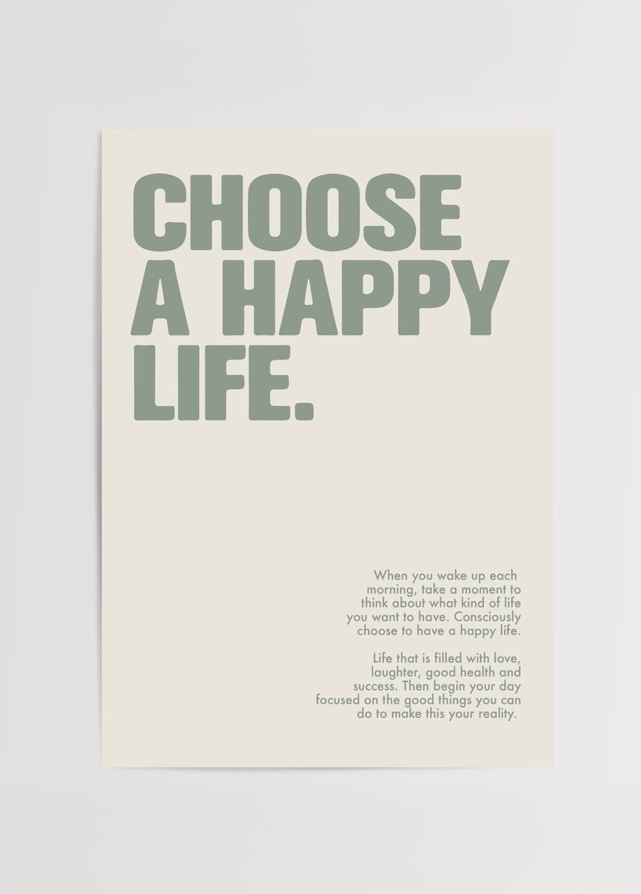 Inspirational typography poster reading &