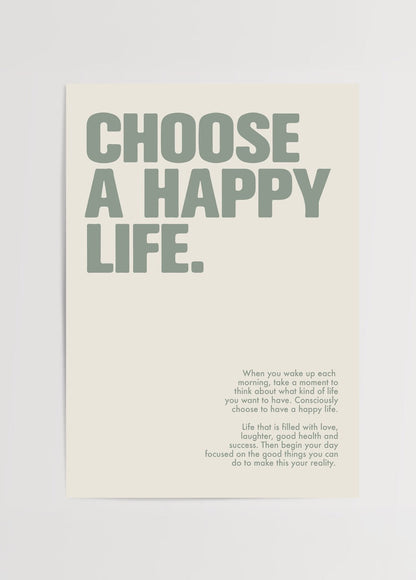 Inspirational typography poster reading &