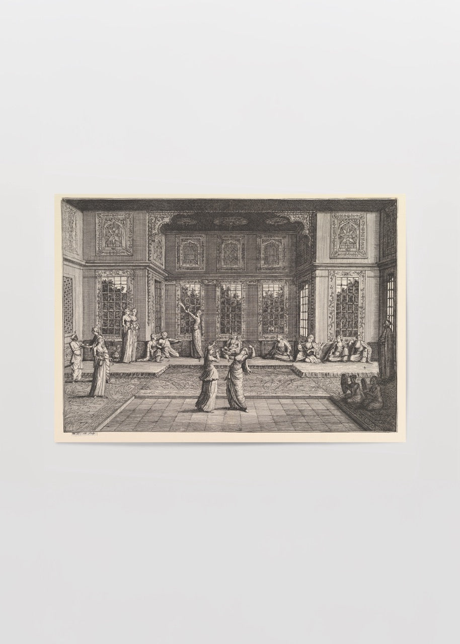 Intricate Byzantine interior scene capturing elegance and artistry.