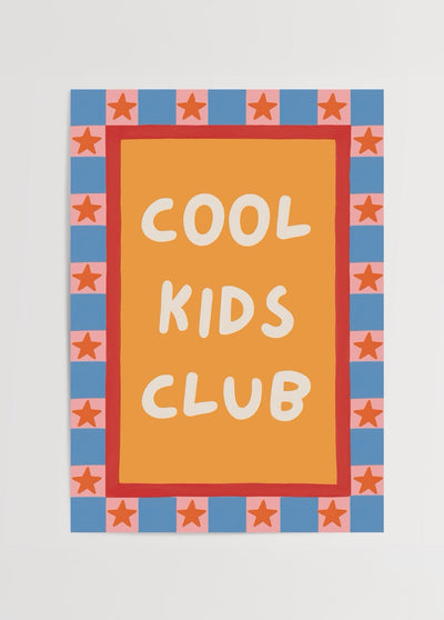 Cool Kids Club Poster Print
