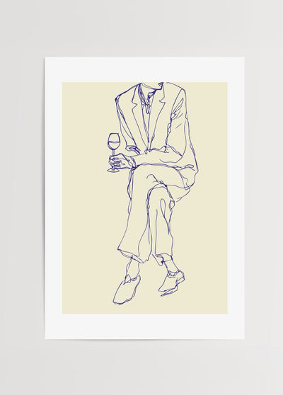 Crossed Elegance Poster Print