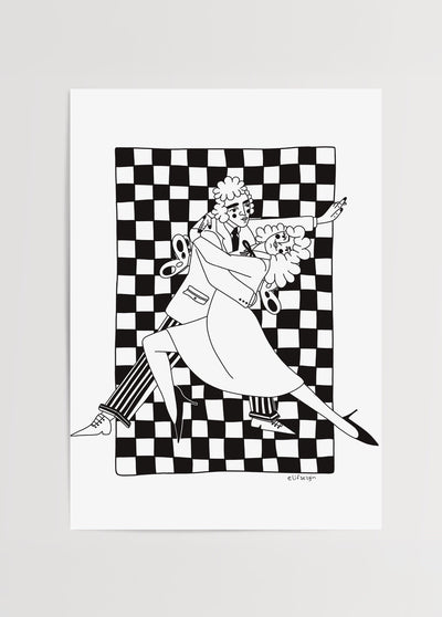 Dancing Poster Print