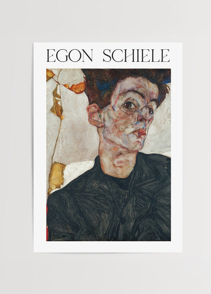 Artful expression poster featuring a striking gaze and bold lines.