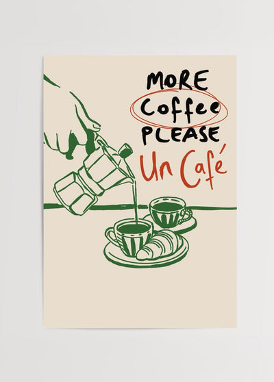 Coffee Club Poster Print