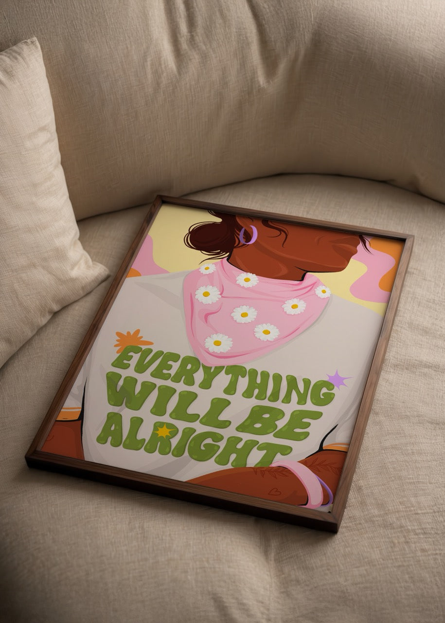 Vibrant poster featuring the text &