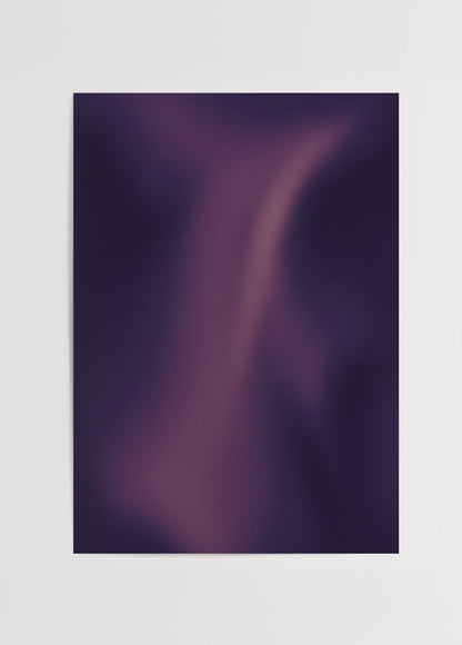 Abstract design with fluid purple and blue tones for wall art.