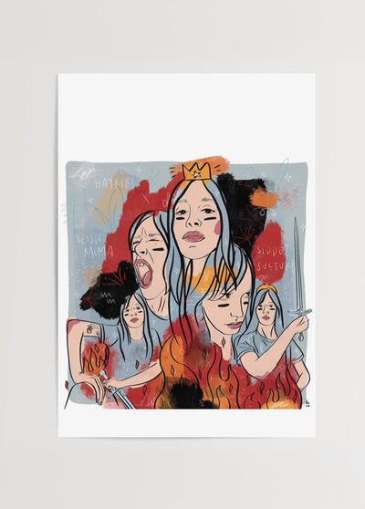 I See – Illustration Poster Print
