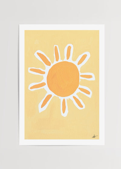 Sun – Pastel Series Poster Print