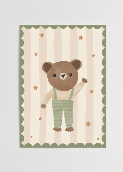 ‘Hello Teddy’ Poster Print