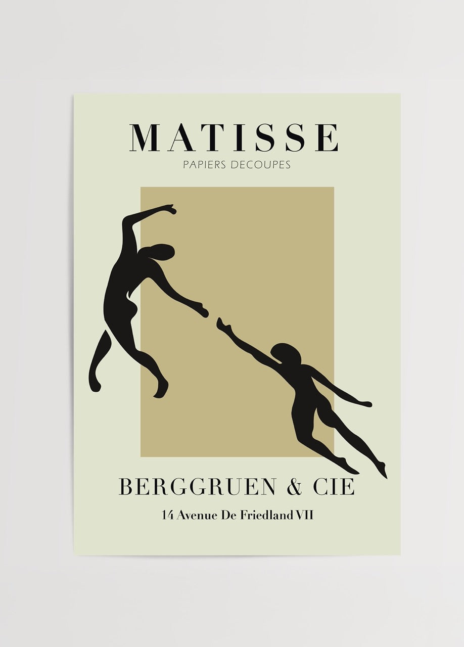 Dynamic Silhouettes Poster showcasing minimalist art reflecting movement and elegance.