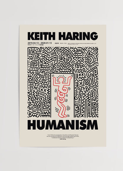 Vibrant line art poster titled &