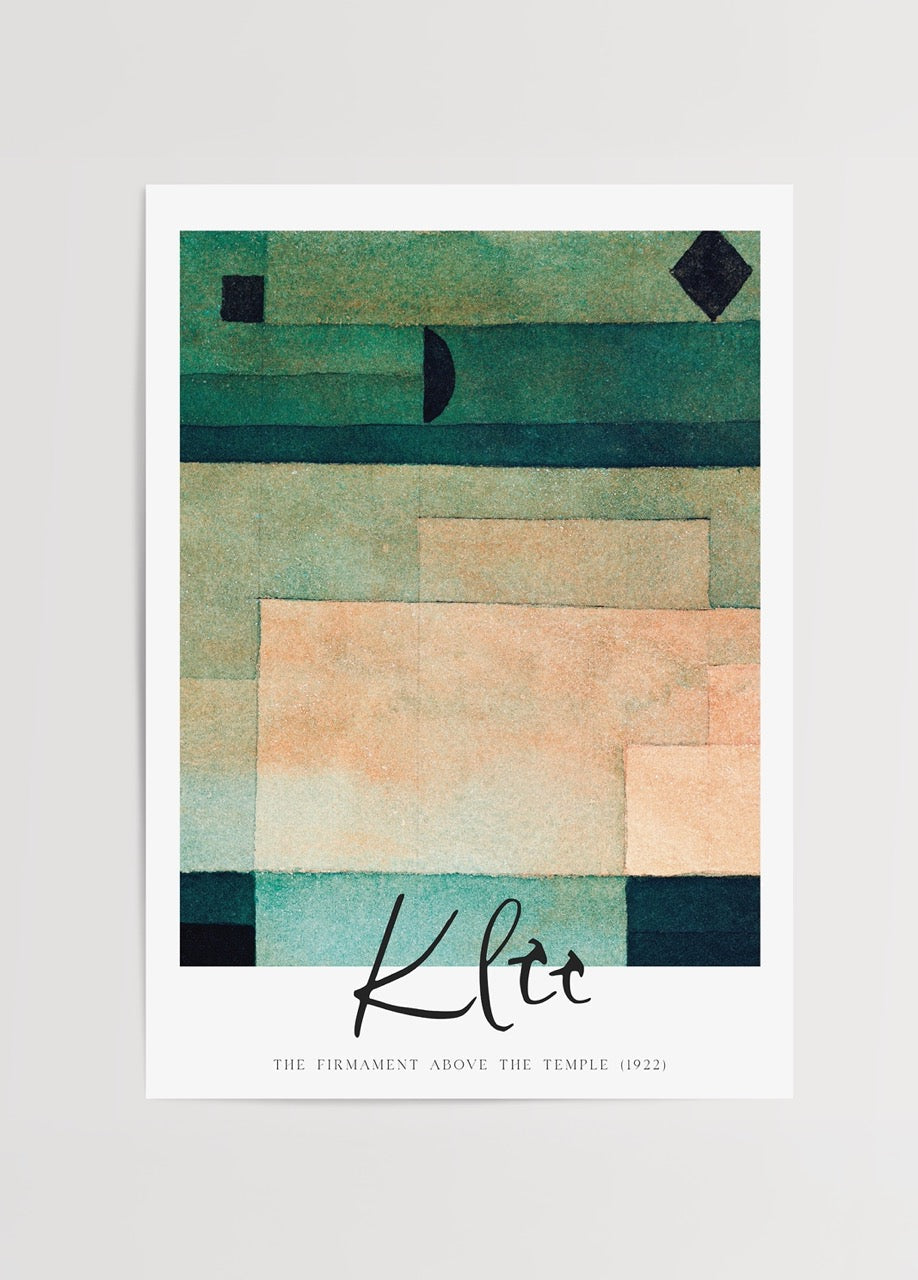 Artistic poster of Paul Klee&