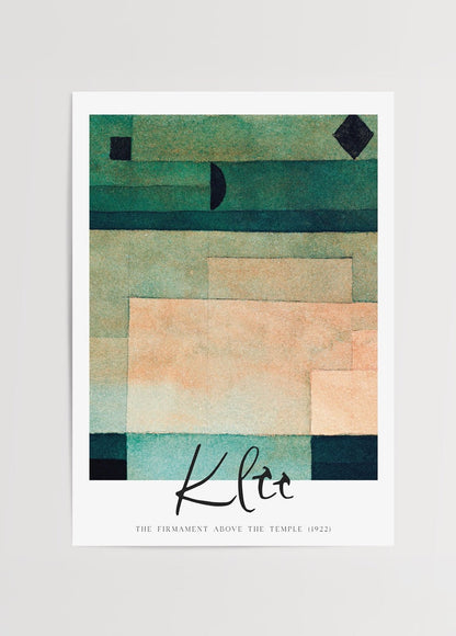 Artistic poster of Paul Klee&