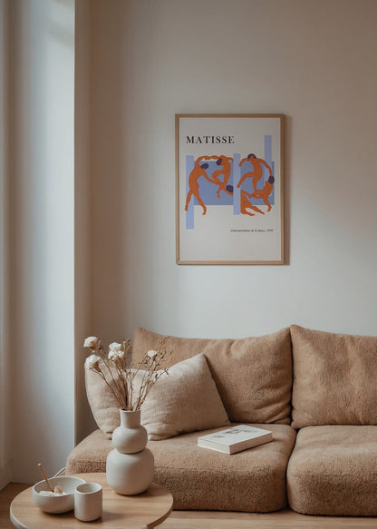 Dynamic Movement Dance of Colour Poster showcasing vibrant figures in motion.
